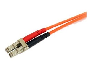 Câble patch à fibre optique duplex 62,5/125 multimode 1 m LC - ST - Cordon de raccordement - LC multi-mode (M) pour ST multi-mode (M) - 1 m - 1 m -