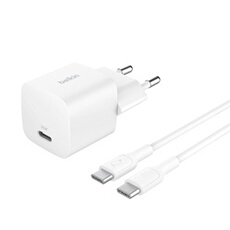 Belkin BoostCharge Chargeur secteur USB C + Câble USB C vers USB C - vue 5