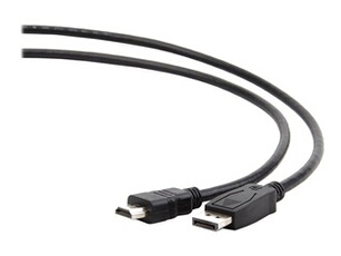 Cablexpert CC-DP-HDMI-1M - Câble adaptateur - DisplayPort mâle pour HDMI mâle - 1 m