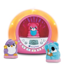Réveil éducatif Story'Clock Ma conteuse réveil rose
