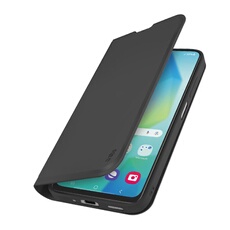 Etui Wallet Smooth Noir pour Samsung Galaxy A17 4G et 5G
