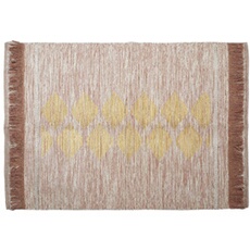 - Tapis en coton imprimé doré Nude 120 x 170 cm