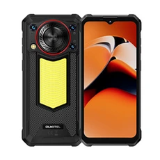 Smartphone Oukitel Smartphone WP53 Pro Noir : 6.52" HD,8Go+256Go, 11000mAh, Android 15, Dual SIM 4G,NFC, Empreinte digitale, Lampe de Camp, Téléphone Portable-388g