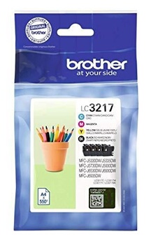 LC3217 Value Pack - Pack de 4 - noir, jaune, cyan, magenta - original - cartouche d'encre - pour Brother MFC-J5730DW, MFC-J5930DW, MFC-J6935DW