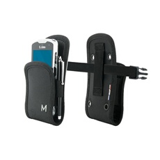 Holster pour Terminal de Saisie avec Passant Ceinture, Ceinture et Support Stylo, Etui pour Scanner Smartphone, Système d'Accès Rapide, Taille M