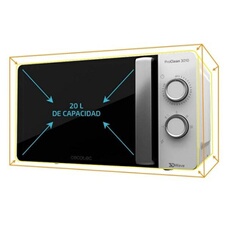 ProClean 3010 - Four micro-ondes monofonction - 20 litres - 700 Watt - blanc