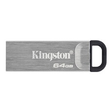 DataTraveler Kyson Clé USB3.2 64Go Type A métal sans capuchon 200MB/s