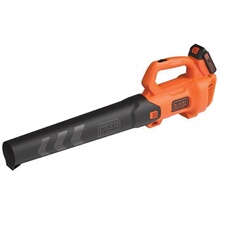 Souffleur de feuilles axial a batterie - 18V 2Ah - Vitesse de soufflerie: 209 KM/h - Racloir Intégré