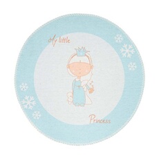 GENERIQUE - Tapis Rond Enfant - Modèle Bambini II - 160cm - Menthe