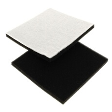 Filtre moteur par 2 125x125mm 9001957399 - aspirateur