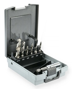 Coffret de 6 forets taraudeurs et porte embout universel - - 155898