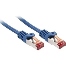 Basic - Cordon de raccordement - RJ-45 (M) pour RJ-45 (M) - 2 m - SFTP, PiMF - CAT 6 - moulé, sans crochet, bloqué - bleu