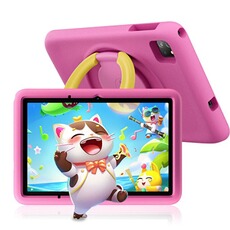 Tablette tactile Blackview Tab A6 Kids Tablette pour Enfants Android 14 10.1" HD+, 12Go + 128Go /SD 1TB 5100mAh Éducative,Contrôle Parental - Rose