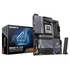 B850 AI TOP - Carte-mère - ATX - Socket AM5 - AMD B850 Chipset - USB-C 3.2 Gen 2x2, USB 3.2 Gen 2, USB 3.2 Gen 1 - Wi-Fi 7, 2 x 10 Gigabit LAN,