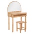 Coiffeuse Enfant Sissi Rose Atmosphera – Avec Tabouret, Miroir Et Design Adorable
