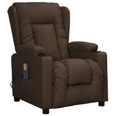 Vidaxl Marron Fauteuil De Massage Similicuir