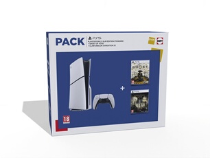 Pack Fnac Console Sony PS5 Slim Edition Standard et + Ghost of Yōtei + Obscur: Expedition - vue 2