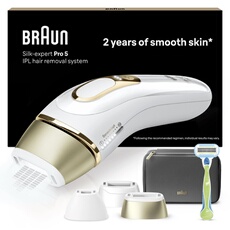 Appareil a Lumière Pulsée SilkExpertPro 5 PL5242 BLANC-OR