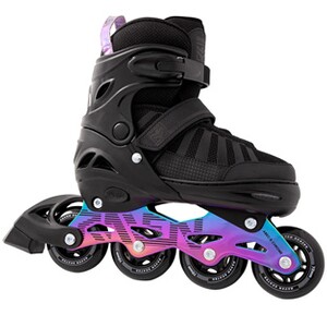 Patins à Glace Enfant Roller En Ligne Rosie Roue LED Enfant Mixte Taille Ajustable Raven Rollers Roue LED Patins à Glace Enfant Roller En Ligne Rosie Roue LED Enfant Mixte Taille Ajustable Raven Rollers Roue LED