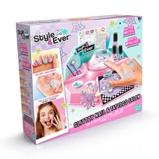 Jeu créatif Glittzy Bar à ongles et tatouages