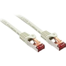 Basic - Cordon de raccordement - RJ-45 (M) pour RJ-45 (M) - 1 m - SFTP, PiMF - CAT 6 - moulé, sans crochet, bloqué - gris clair