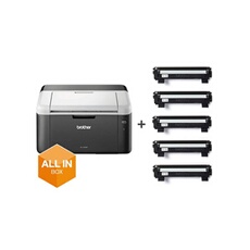 HL-1212WVB - Imprimante - Noir et blanc - laser - A4/Legal - 2400 x 600 ppp - jusqu'à 20 ppm - capacité : 150 feuilles - USB 2.0, Wi-Fi(n)