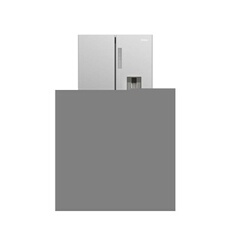 Refrigerateur americain HCR3818EWMM(UK) 307.0 gris ventile (no frost)
