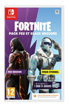 Fortnite Darkfire & Ice Bundle Code in a box Nintendo Switch