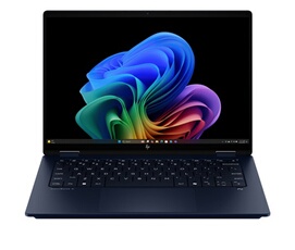 OmniBook X Flip NG AI 14-fm0007 14 Ecran tactile OLED 120 Hz Copilot+ Intel Core Ultra 7 32 Go RAM 1 To SSD Bleu atmosphérique