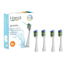 Pack de 4 Brossettes pour Brosse a dents Haepi Julia