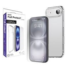 Pack 1 Housse TPU transparente + 1 verre trempé 2.5D iPhone 17 Air