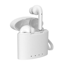 Casque audio GENERIQUE Écouteurs Sans Fil "Earbox Pro Induction" 6cm Blanc