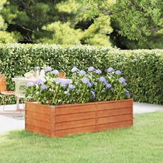 vidaXL - Carré Potager Surélevé - Acier Corten - 160x80x45 cm