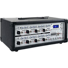 Table de mixage - PM83U 8-Channel Powered Mixer avec USB / SD / Lecteur MP3 Bluetooth - 8 canaux - Tape-in & Record-out