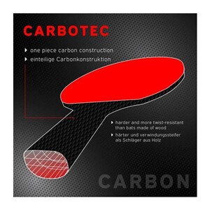 Raqueta de ping pong Donic Schildkrot Carbotec 900 negra FL (Cóncavo Raqueta de ping pong Donic Schildkrot Carbotec 900 negra FL (Cóncavo