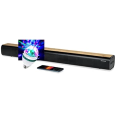 Barre de son Pickering Barre de son Bluetooth COSY THOMSON SB402BT, Entrée TV AUDIO, Câble Optique, Egaliseur, Bluetooth - 200W, Télécommande, Ovni LED