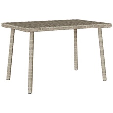 VIDAXL - Table basse de jardin - Rectangulaire - Gris clair