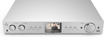 Hifi-tuner DIT2105SBTX DAB+/Radio Internet/Bluetooth RX & TX/App - Argent
