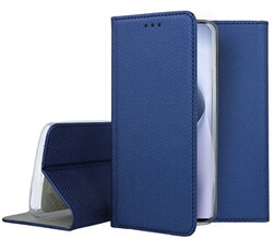 Housse pour OnePlus Nord 2T 5G - etui coque pochette portefeuille + verre trempe - BLEU MAGNET -
