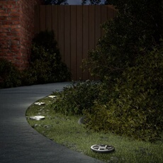VIDAXL - Lampes solaires de sol - Éclairage extérieur - Lot de 4