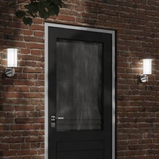 Vidaxl Argent Appliques Murales D'extérieur 2Pcs É Acier Inoxydable, Éclairage Mural D'extérieur, Lampe Murale De Jardin, 4006285