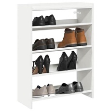 VIDAXL - Meuble à chaussures - Blanc - 60x25x81 cm