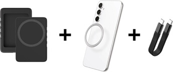 Bundle pour T7: coque magnet + ring + cable 13cm - vue 2