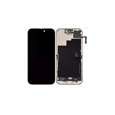 Original Ecran LCD et Vitre Tactile Pulled (PIEC) Noir pour iPhone 15 Pro (Grade A)