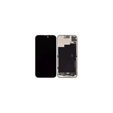 Original Ecran LCD et Vitre Tactile Pulled (PIEC) Noir pour iPhone 15 Pro Max (Grade A)