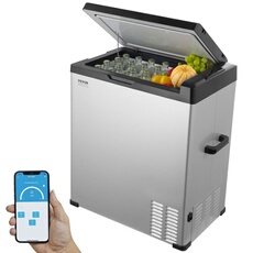 Réfrigérateur Glacière Electrique 70L Portable Avec Ecran LED et Contrôle Bluetooth