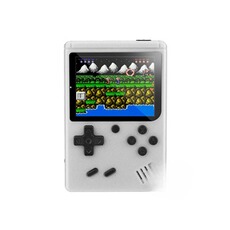 Console rétrogaming Avizar Console de Jeu Émulateur 400 Jeux avec Écran LCD 3" Rechargeable Blanc