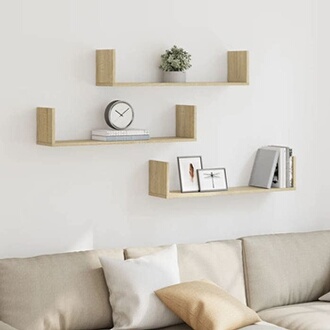 Bibliothèque étagère Chêne Sonoma 66x30x130cm - Bois D'ingénierie, 8 Compartiments, Peut Servir De Buffet