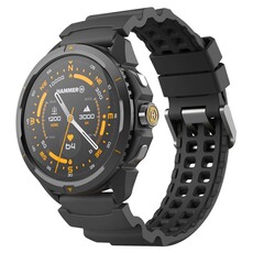 Montre connectée Hammer Montre Connectée Sport GPS Étanchéité 5ATM Autonomie 14j Watch 2 Noir