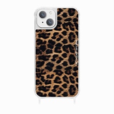 imprimée magsafe Leopard avec anneau iPhone 15